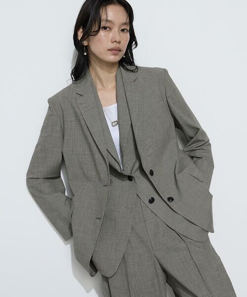 COMME CA PLATINUM S-SIZE / コムサ・プラチナ エスサイズ テーラードジャケット | 〔 Sサイズ 〕 ストレッチミニ千鳥 ジャケット | 詳細22