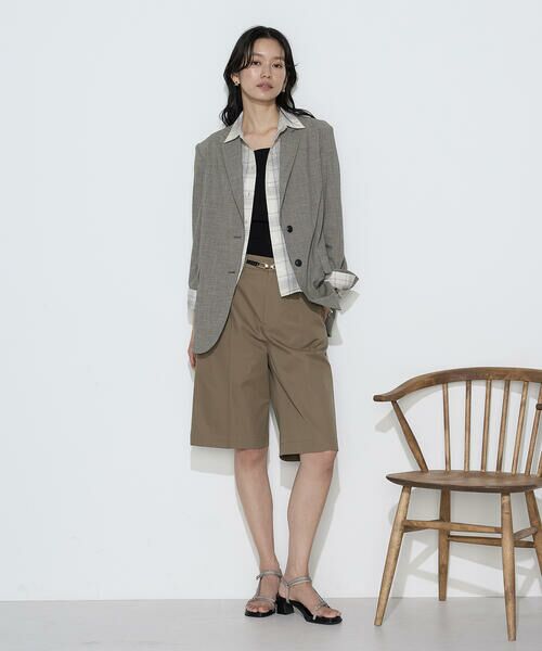 COMME CA PLATINUM S-SIZE / コムサ・プラチナ エスサイズ テーラードジャケット | 〔 Sサイズ 〕 ストレッチミニ千鳥 ジャケット | 詳細10