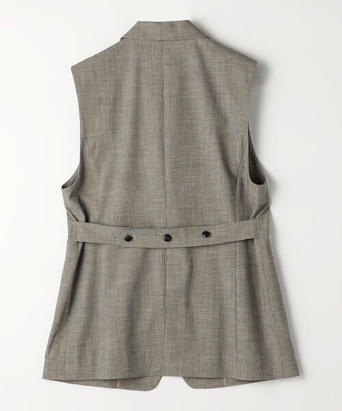 COMME CA PLATINUM S-SIZE / コムサ・プラチナ エスサイズ ベスト | 〔 Sサイズ 〕 ストレッチミニ千鳥 ジレ | 詳細19
