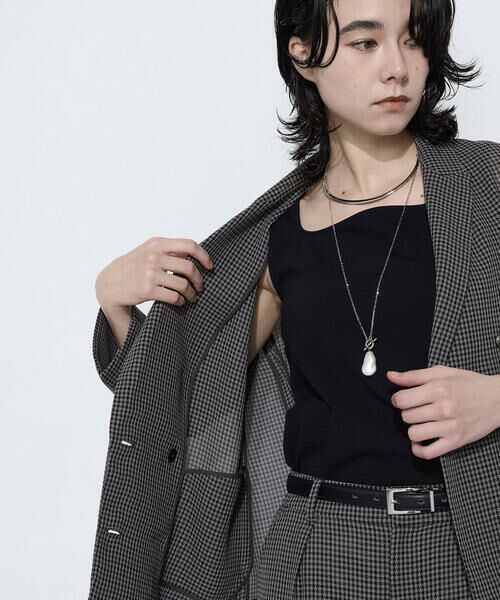 COMME CA PLATINUM S-SIZE / コムサ・プラチナ エスサイズ テーラードジャケット | 〔 Sサイズ 〕 【セットアップ対応】シアーチェックジャケット | 詳細8