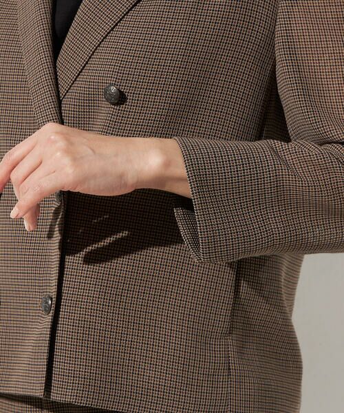 COMME CA PLATINUM S-SIZE / コムサ・プラチナ エスサイズ テーラードジャケット | 〔 Sサイズ 〕 【セットアップ対応】シアーチェックジャケット | 詳細18