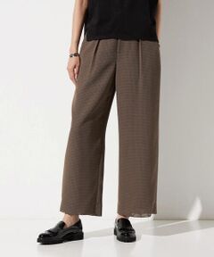 COMME CA PLATINUM S-SIZE / コムサ・プラチナ エスサイズ その他パンツ | 〔 Sサイズ 〕 【セットアップ対応】シアーチェックタックパンツ