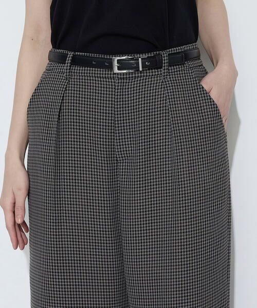 COMME CA PLATINUM S-SIZE / コムサ・プラチナ エスサイズ その他パンツ | 〔 Sサイズ 〕 【セットアップ対応】シアーチェックタックパンツ | 詳細5
