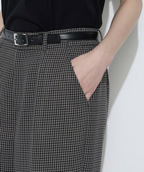 COMME CA PLATINUM S-SIZE / コムサ・プラチナ エスサイズ その他パンツ | 〔 Sサイズ 〕 【セットアップ対応】シアーチェックタックパンツ | 詳細6