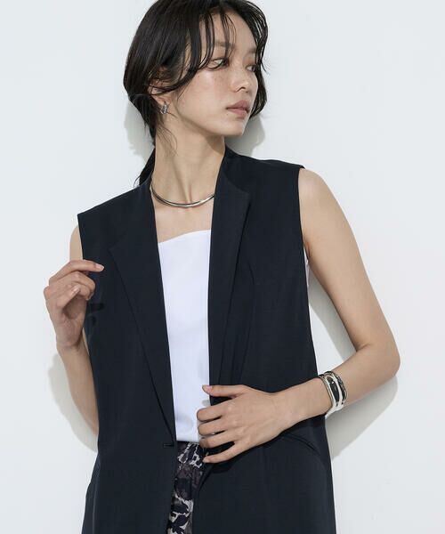 COMME CA PLATINUM S-SIZE / コムサ・プラチナ エスサイズ ベスト | 〔 Sサイズ 〕 TCポンチ ジレ | 詳細6