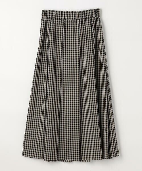 COMME CA PLATINUM S-SIZE / コムサ・プラチナ エスサイズ ロング・マキシ丈スカート | 〔 Sサイズ 〕 先染めシアーチェック タックスカート | 詳細13