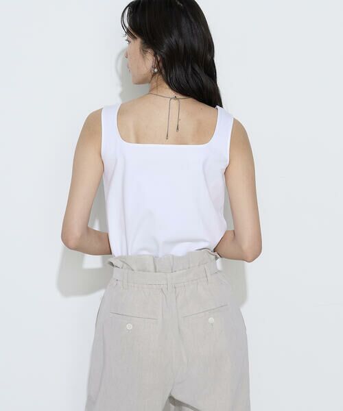 COMME CA PLATINUM S-SIZE / コムサ・プラチナ エスサイズ タンクトップ | 〔 Sサイズ 〕 ファインコットンフライス 2WAYインナー | 詳細11