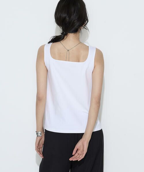 COMME CA PLATINUM S-SIZE / コムサ・プラチナ エスサイズ タンクトップ | 〔 Sサイズ 〕 ファインコットンフライス 2WAYインナー | 詳細16