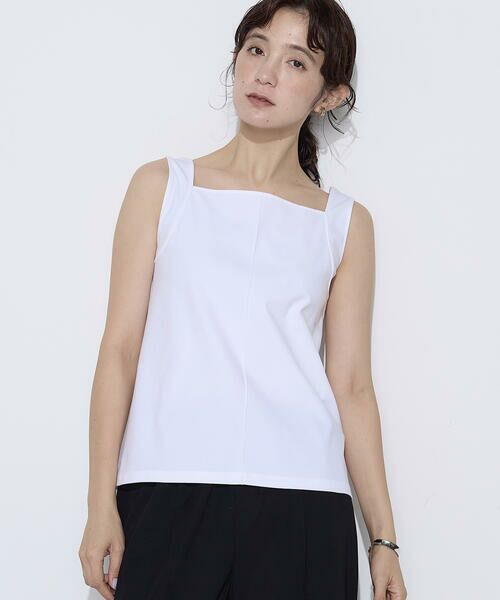 COMME CA PLATINUM S-SIZE / コムサ・プラチナ エスサイズ タンクトップ | 〔 Sサイズ 〕 ファインコットンフライス 2WAYインナー | 詳細19