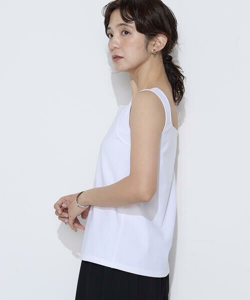 COMME CA PLATINUM S-SIZE / コムサ・プラチナ エスサイズ タンクトップ | 〔 Sサイズ 〕 ファインコットンフライス 2WAYインナー | 詳細21