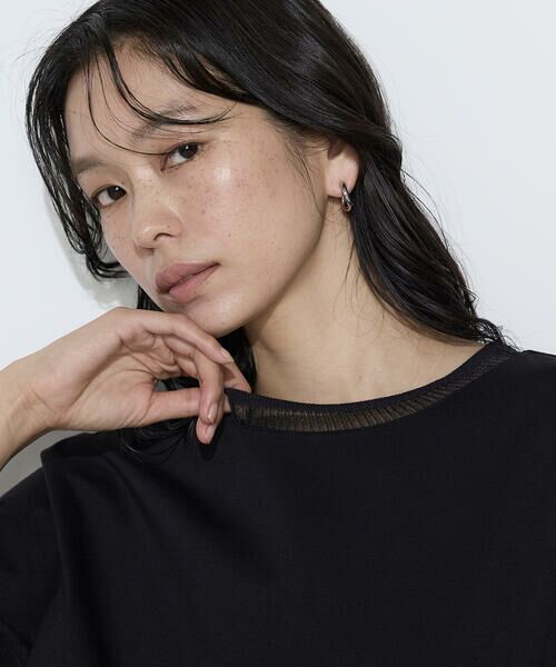 COMME CA PLATINUM S-SIZE / コムサ・プラチナ エスサイズ Tシャツ | 〔 Sサイズ 〕 ダブルフェイス ニット付きTシャツ | 詳細10