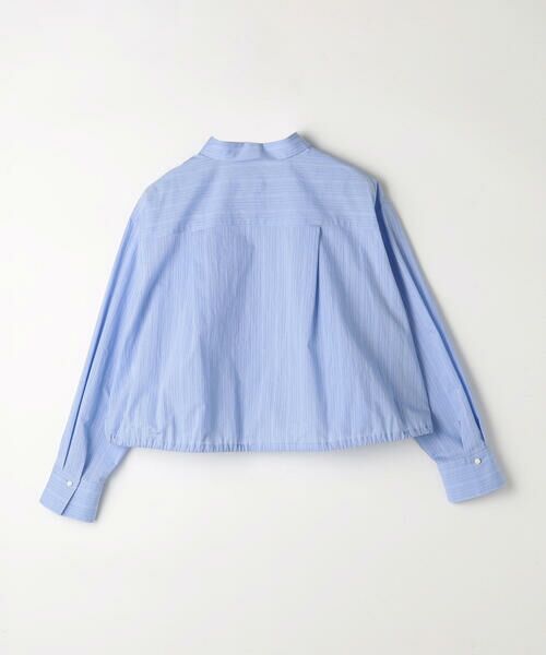 COMME CA PLATINUM S-SIZE / コムサ・プラチナ エスサイズ シャツ・ブラウス | 〔 Sサイズ 〕 コットンナイロンストライプ クロップドシャツ | 詳細6