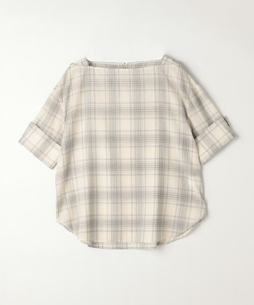COMME CA PLATINUM S-SIZE / コムサ・プラチナ エスサイズ シャツ・ブラウス | 〔 Sサイズ 〕 モノトーンシアーチェック ブラウス | 詳細9