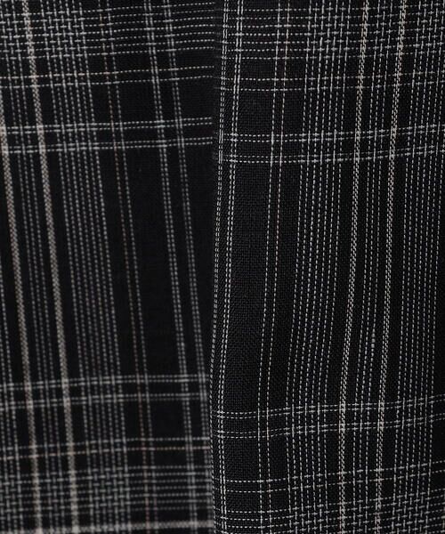 COMME CA PLATINUM S-SIZE / コムサ・プラチナ エスサイズ シャツ・ブラウス | 〔 Sサイズ 〕 モノトーンシアーチェック ブラウス | 詳細23