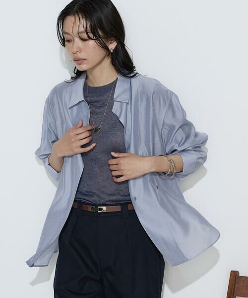 COMME CA PLATINUM S-SIZE / コムサ・プラチナ エスサイズ シャツ・ブラウス | 〔 Sサイズ 〕 シアーキュプラシルク シャツ | 詳細19