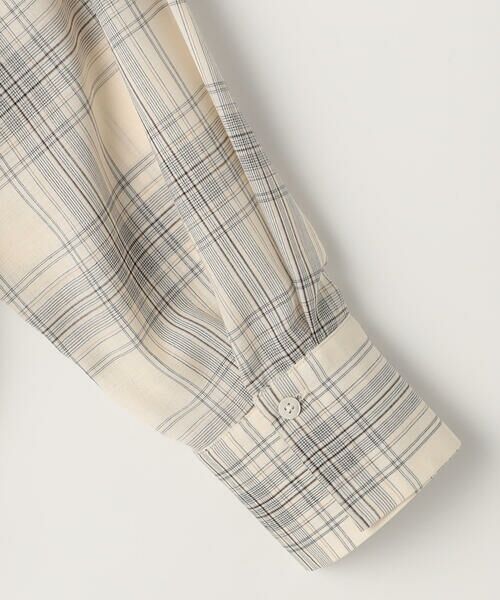 COMME CA PLATINUM S-SIZE / コムサ・プラチナ エスサイズ シャツ・ブラウス | 〔 Sサイズ 〕 モノトーンシアーチェック シャツ | 詳細14