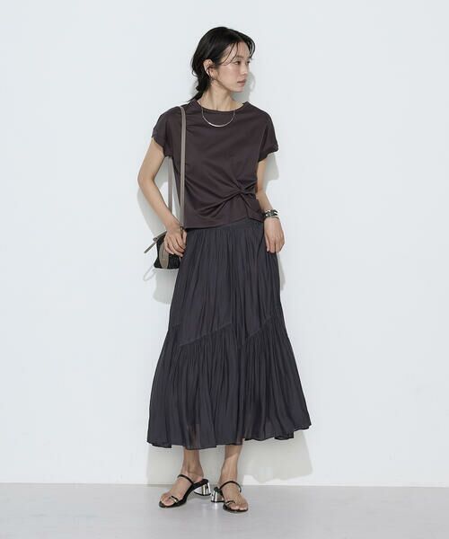 COMME CA PLATINUM S-SIZE / コムサ・プラチナ エスサイズ カットソー | 〔 Sサイズ 〕 コットン強撚ポンチ デザインタックシャツ | 詳細9