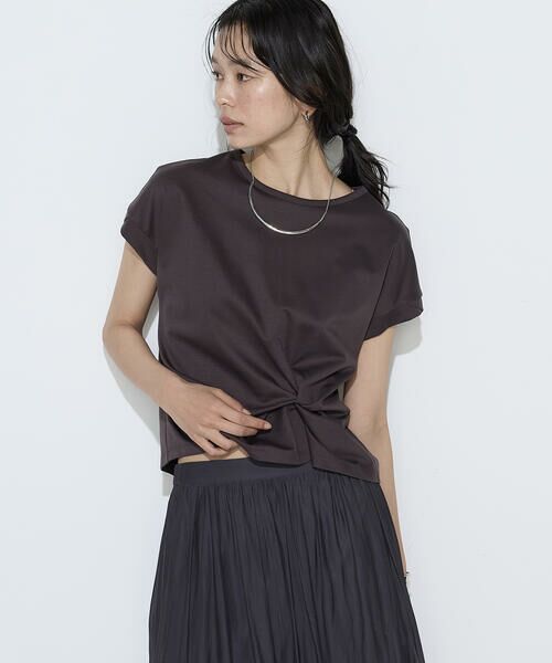 COMME CA PLATINUM S-SIZE / コムサ・プラチナ エスサイズ カットソー | 〔 Sサイズ 〕 コットン強撚ポンチ デザインタックシャツ | 詳細11