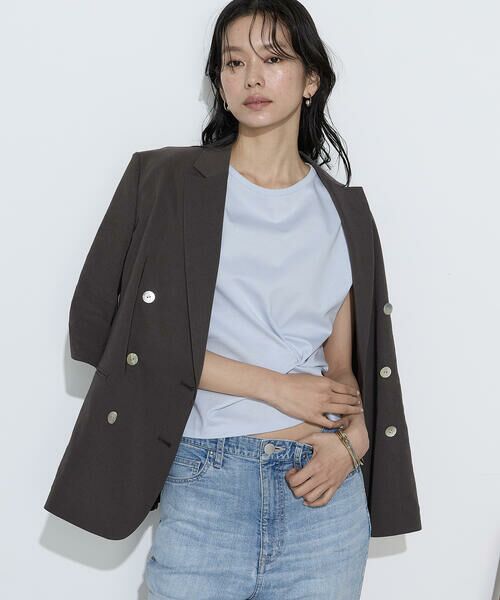 COMME CA PLATINUM S-SIZE / コムサ・プラチナ エスサイズ カットソー | 〔 Sサイズ 〕 コットン強撚ポンチ デザインタックシャツ | 詳細20