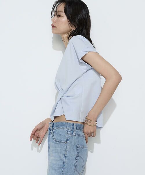 COMME CA PLATINUM S-SIZE / コムサ・プラチナ エスサイズ カットソー | 〔 Sサイズ 〕 コットン強撚ポンチ デザインタックシャツ | 詳細26