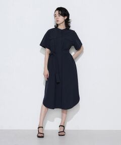 COMME CA PLATINUM S-SIZE / コムサ・プラチナ エスサイズ ロング・マキシ丈ワンピース | 〔 Sサイズ 〕 タイプライター ロングシャツドレス