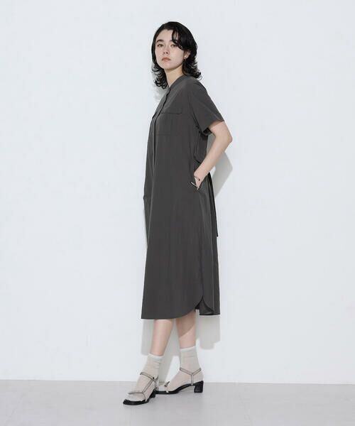 COMME CA PLATINUM S-SIZE / コムサ・プラチナ エスサイズ ロング・マキシ丈ワンピース | 〔 Sサイズ 〕 タイプライター ロングシャツドレス | 詳細2