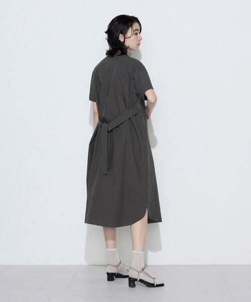 COMME CA PLATINUM S-SIZE / コムサ・プラチナ エスサイズ ロング・マキシ丈ワンピース | 〔 Sサイズ 〕 タイプライター ロングシャツドレス | 詳細3