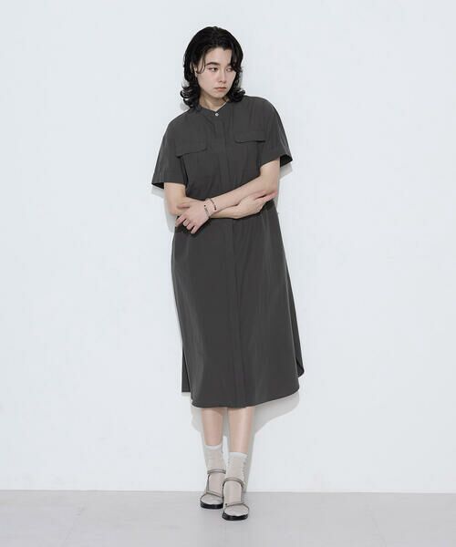 COMME CA PLATINUM S-SIZE / コムサ・プラチナ エスサイズ ロング・マキシ丈ワンピース | 〔 Sサイズ 〕 タイプライター ロングシャツドレス | 詳細5