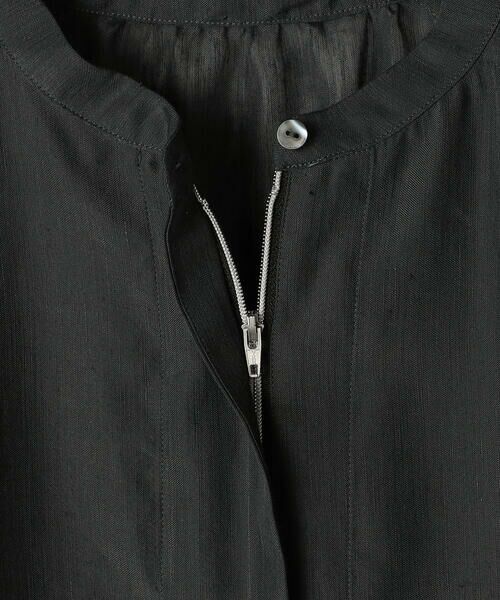 COMME CA PLATINUM S-SIZE / コムサ・プラチナ エスサイズ シャツ・ブラウス | 〔 Sサイズ 〕 リネンポリエステルオーガンジー ラグランスリーブシャツ羽織り | 詳細12