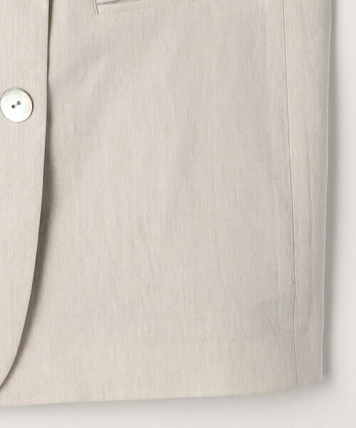 COMME CA PLATINUM S-SIZE / コムサ・プラチナ エスサイズ テーラードジャケット | 〔 Sサイズ 〕 リネン／トリアセテートストレッチ ダブルブレストジャケット | 詳細28