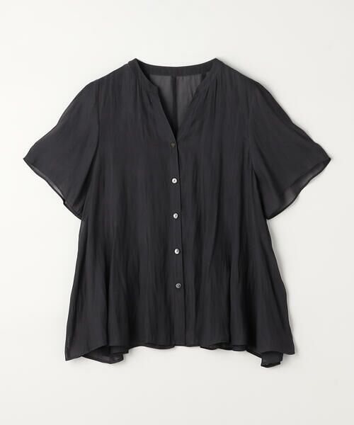 COMME CA PLATINUM S-SIZE / コムサ・プラチナ エスサイズ シャツ・ブラウス | 〔 Sサイズ 〕 【セットアップ対応】カッセンシフォンオーガンジー フレアブラウス | 詳細7