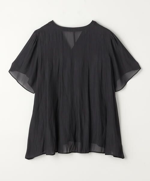 COMME CA PLATINUM S-SIZE / コムサ・プラチナ エスサイズ シャツ・ブラウス | 〔 Sサイズ 〕 【セットアップ対応】カッセンシフォンオーガンジー フレアブラウス | 詳細8