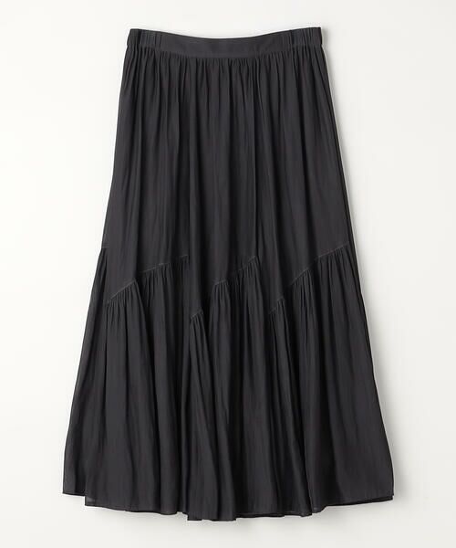 COMME CA PLATINUM S-SIZE / コムサ・プラチナ エスサイズ ロング・マキシ丈スカート | 〔 Sサイズ 〕 【セットアップ対応】カッセンシフォンオーガンジー アシンメトリーギャザースカート | 詳細5