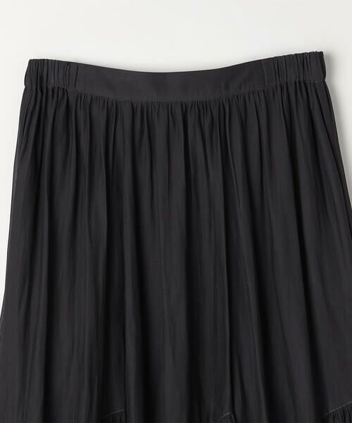 COMME CA PLATINUM S-SIZE / コムサ・プラチナ エスサイズ ロング・マキシ丈スカート | 〔 Sサイズ 〕 【セットアップ対応】カッセンシフォンオーガンジー アシンメトリーギャザースカート | 詳細7
