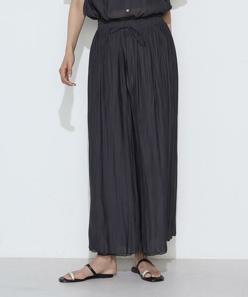 COMME CA PLATINUM S-SIZE / コムサ・プラチナ エスサイズ その他パンツ | 〔 Sサイズ 〕 割繊×シフォン プリーツパンツ | 詳細4