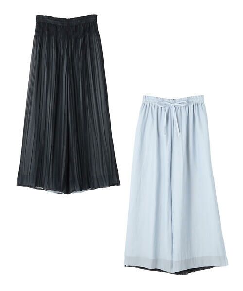 COMME CA PLATINUM S-SIZE / コムサ・プラチナ エスサイズ その他パンツ | 〔 Sサイズ 〕 割繊×シフォン プリーツパンツ | 詳細21