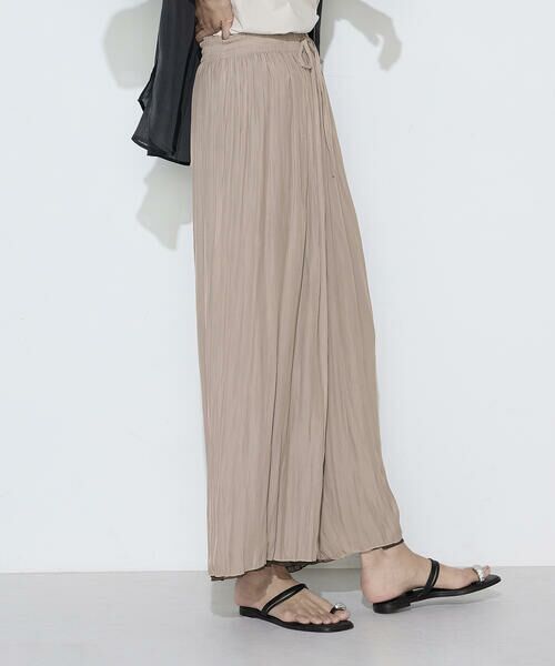 COMME CA PLATINUM S-SIZE / コムサ・プラチナ エスサイズ その他パンツ | 〔 Sサイズ 〕 割繊×シフォン プリーツパンツ | 詳細27
