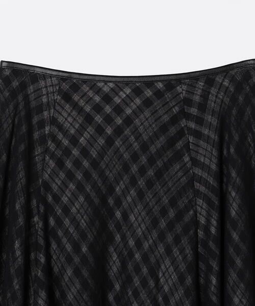 COMME CA PLATINUM S-SIZE / コムサ・プラチナ エスサイズ ロング・マキシ丈スカート | 〔 Sサイズ 〕 【セットアップ対応】接結チェック スカート | 詳細3