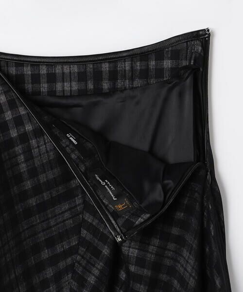 COMME CA PLATINUM S-SIZE / コムサ・プラチナ エスサイズ ロング・マキシ丈スカート | 〔 Sサイズ 〕 【セットアップ対応】接結チェック スカート | 詳細4