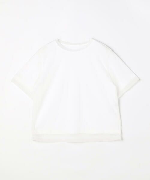 COMME CA PLATINUM S-SIZE / コムサ・プラチナ エスサイズ Tシャツ | 〔 Sサイズ 〕 スビンコットンフライス Tシャツ（01:シロ）