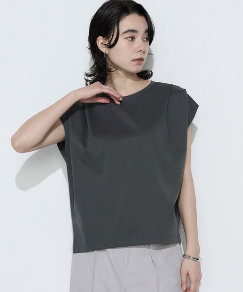 COMME CA PLATINUM S-SIZE / コムサ・プラチナ エスサイズ カットソー | 〔 Sサイズ 〕 スーピマコットンポンチ肩タックデザインTシャツ | 詳細20