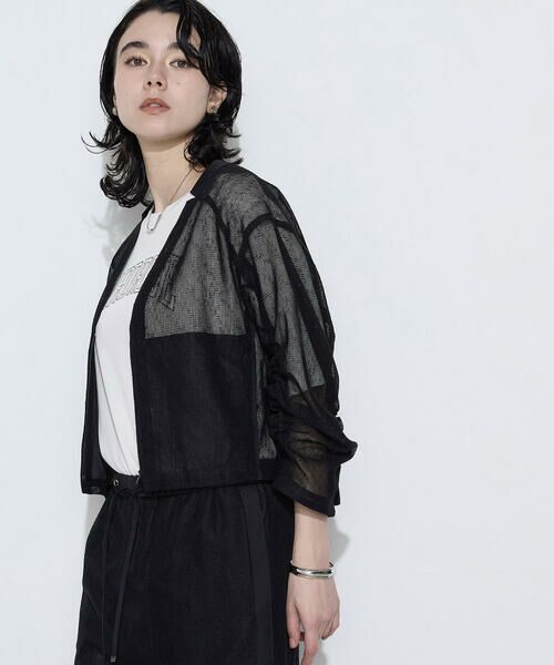 COMME CA PLATINUM S-SIZE / コムサ・プラチナ エスサイズ ブルゾン | 〔 Sサイズ 〕 【セットアップ対応】リネンシアーラッセル ブルゾン | 詳細3