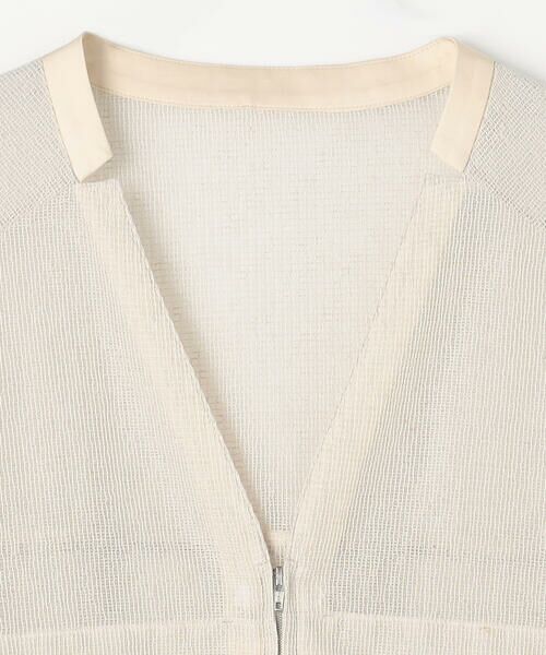 COMME CA PLATINUM S-SIZE / コムサ・プラチナ エスサイズ ブルゾン | 〔 Sサイズ 〕 【セットアップ対応】リネンシアーラッセル ブルゾン | 詳細19