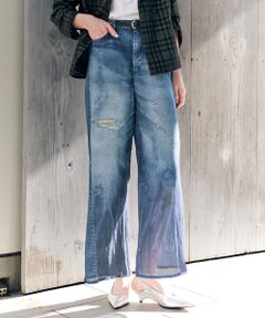 COMME CA PLATINUM S-SIZE / コムサ・プラチナ エスサイズ その他パンツ | 〔 Sサイズ 〕 フューチャーアーカイブ  アートデニムパンツ