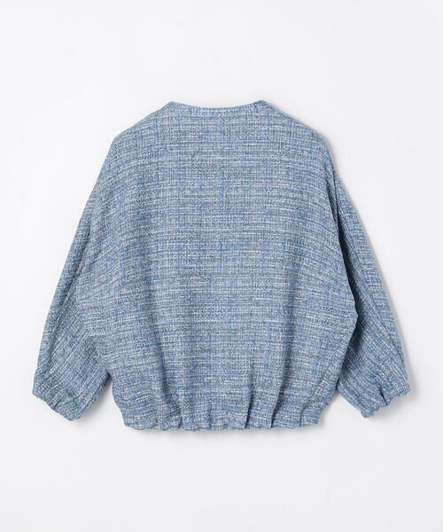 COMME CA PLATINUM S-SIZE / コムサ・プラチナ エスサイズ ブルゾン | 〔 Sサイズ 〕 デニムライク ツイードブルゾン | 詳細2