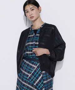 COMME CA PLATINUM S-SIZE / コムサ・プラチナ エスサイズ カーディガン・ボレロ | 〔 Sサイズ 〕 天竺編み シアージップアップニット