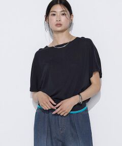 COMME CA PLATINUM S-SIZE / コムサ・プラチナ エスサイズ ニット・セーター | 〔 Sサイズ 〕 カラートリミング フレンチニットプルオーバー
