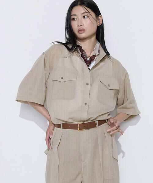 COMME CA PLATINUM S-SIZE / コムサ・プラチナ エスサイズ シャツ・ブラウス | 〔 Sサイズ 〕 【セットアップ対応】トリアセクールスラブ シャツ | 詳細21