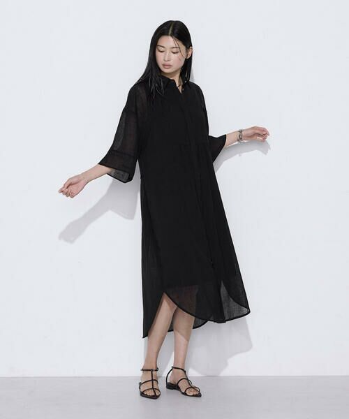 COMME CA PLATINUM S-SIZE / コムサ・プラチナ エスサイズ ロング・マキシ丈ワンピース | 〔 Sサイズ 〕 【セットアップ対応】トリアセクールスラブ シャツワンピース | 詳細9