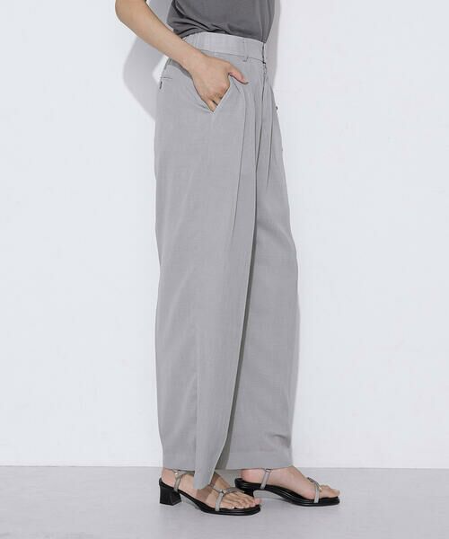 COMME CA PLATINUM S-SIZE / コムサ・プラチナ エスサイズ その他パンツ | 〔 Sサイズ 〕 【セットアップ対応】トリアセクールスラブ タックワイドパンツ | 詳細8